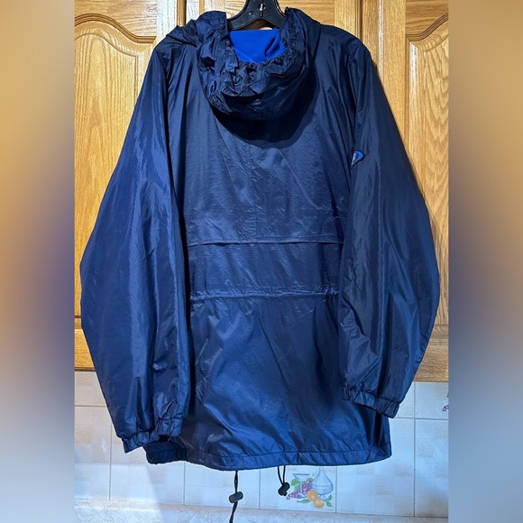 Vintage 90’s Polo Sport Ralph Lauren Dark Blue Raincoat Men’s Medium - Picture 7 of 9